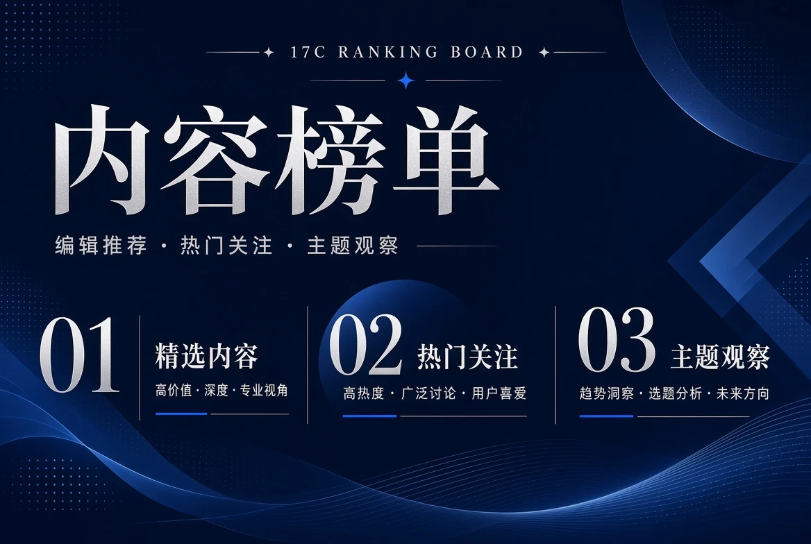 17C编辑推荐次序